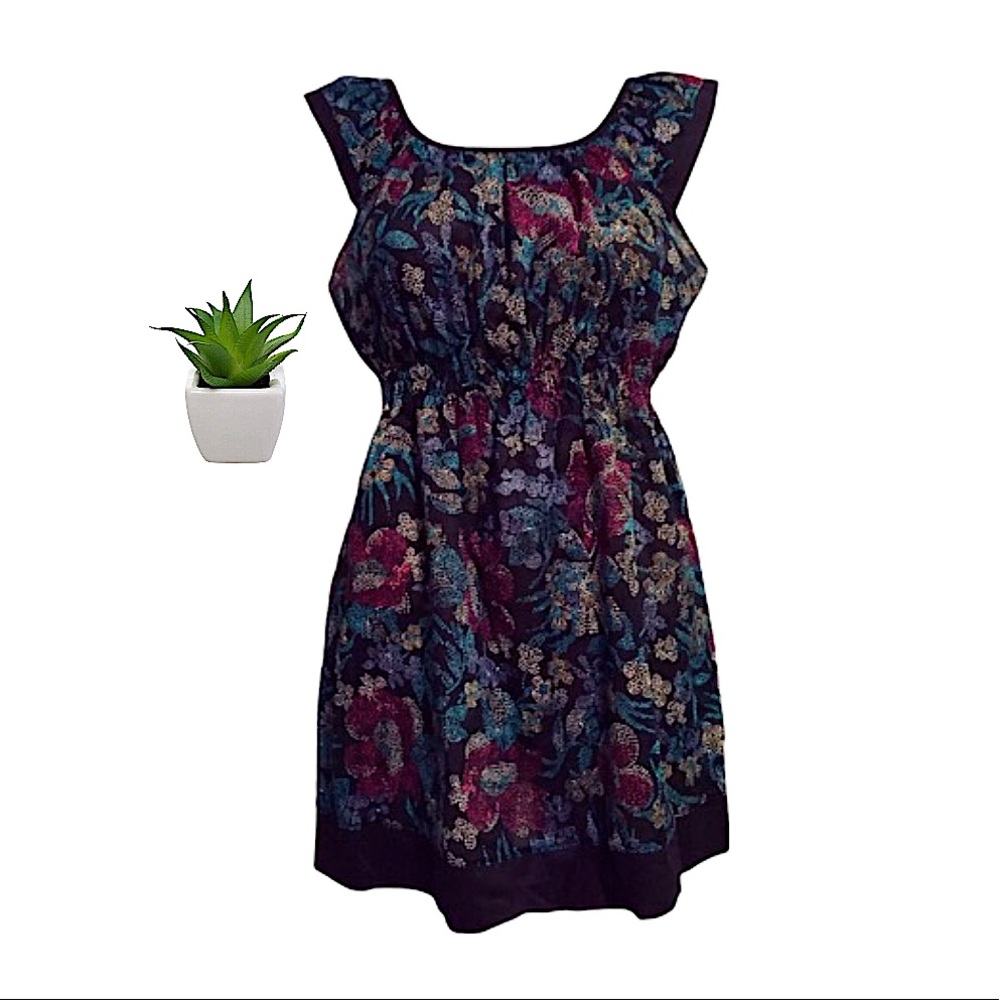 Anthropologie Edme & Esyllte Floral Dot Tunic Top